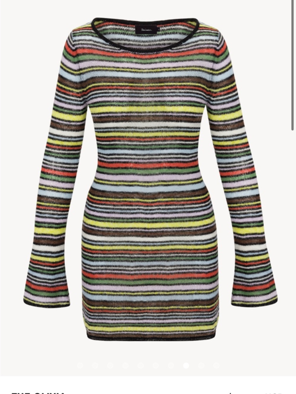 realisation Par Olivia stripped dress